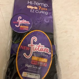 Hair extensions clip on